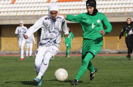 گزارش تصویری از فوتبال بانوان/هیات فوتبال البرز از سد همیاری ارومیه گذشت