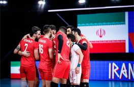 ترکیب والیبالیست های ایران در بازی مقابل اسلوونی