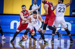 دیدار دوستانه ملی پوشان بسکتبال ایران و سوریه در تهران