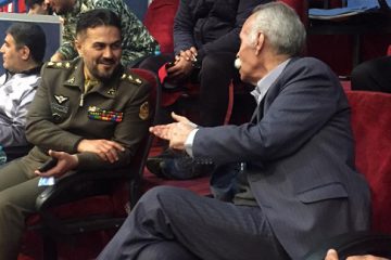 دیدار و نشست صمیمانه مدیر تربیت بدنی نیروی زمینی ارتش با پدر تکواندو ایران