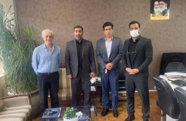 دیدار و جلسه علی سلامت  با مدیر کل ورزش و جوانان استان تهران در خصوص قوانین جدید مالیات و مالیات بر ارزش افزوده
