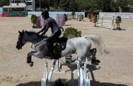 برگزاری مسابقات سوارکاری در رشته پرش با اسب